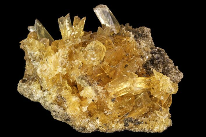 Bargain, Selenite Crystal Cluster (Fluorescent) - Peru #94617